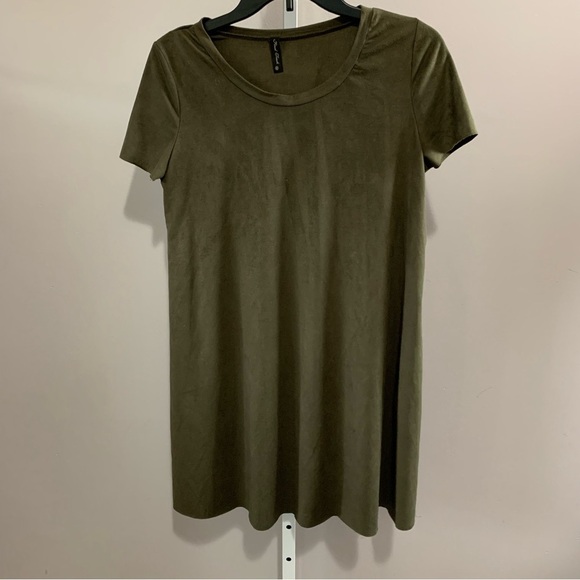 Final Touch Fringe Back shirt Dress Western Boho Cowgirl Rodeo M - Picture 2 of 8